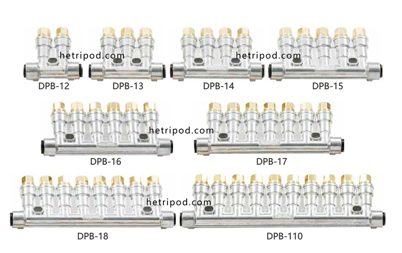 Pressure type quantitative distributor Pressure type oil distribution valve Oil discharge CNC machin
