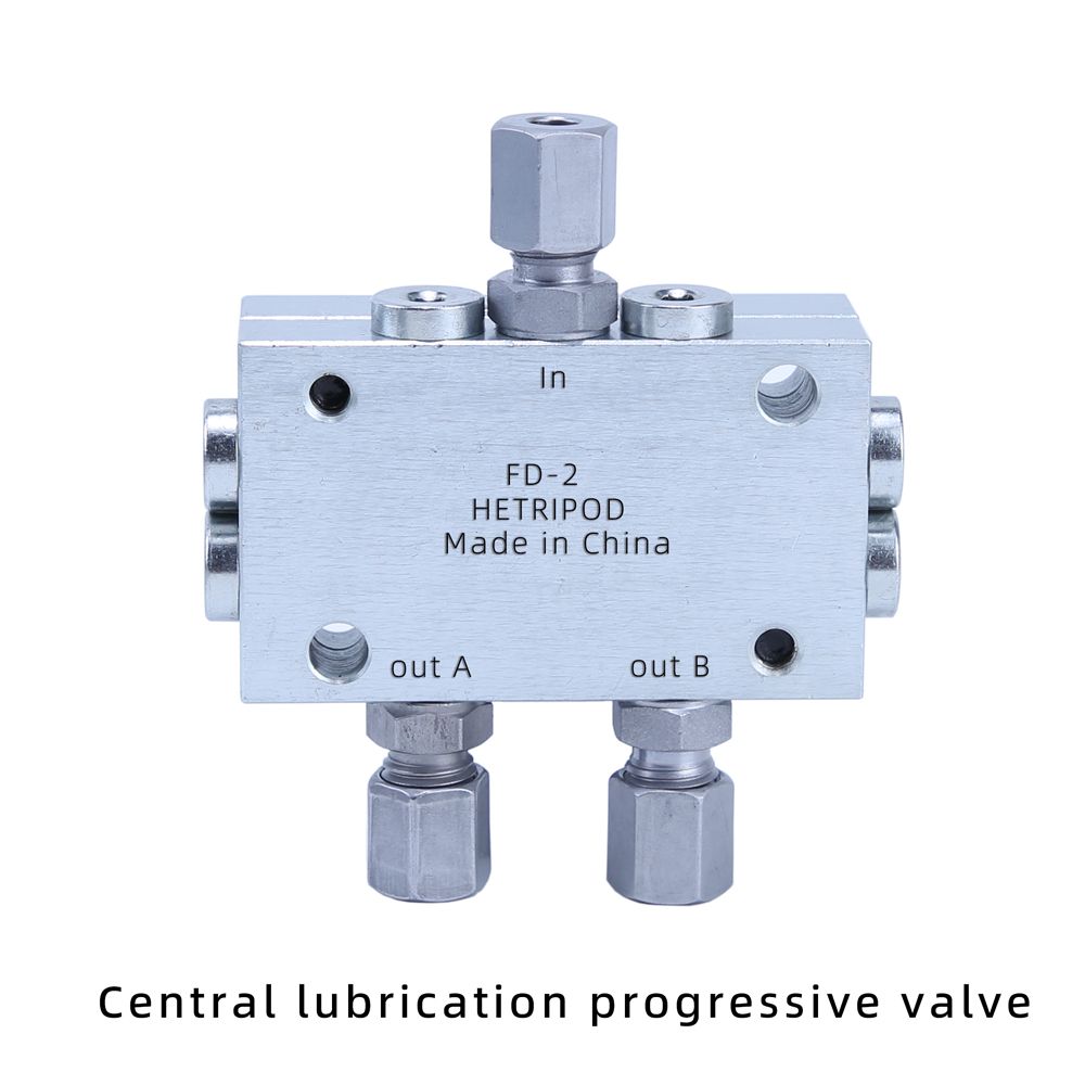Central Centralized Lubrication Progressive Distribution Valve Hydraulic Valve FD Series Suitable fo