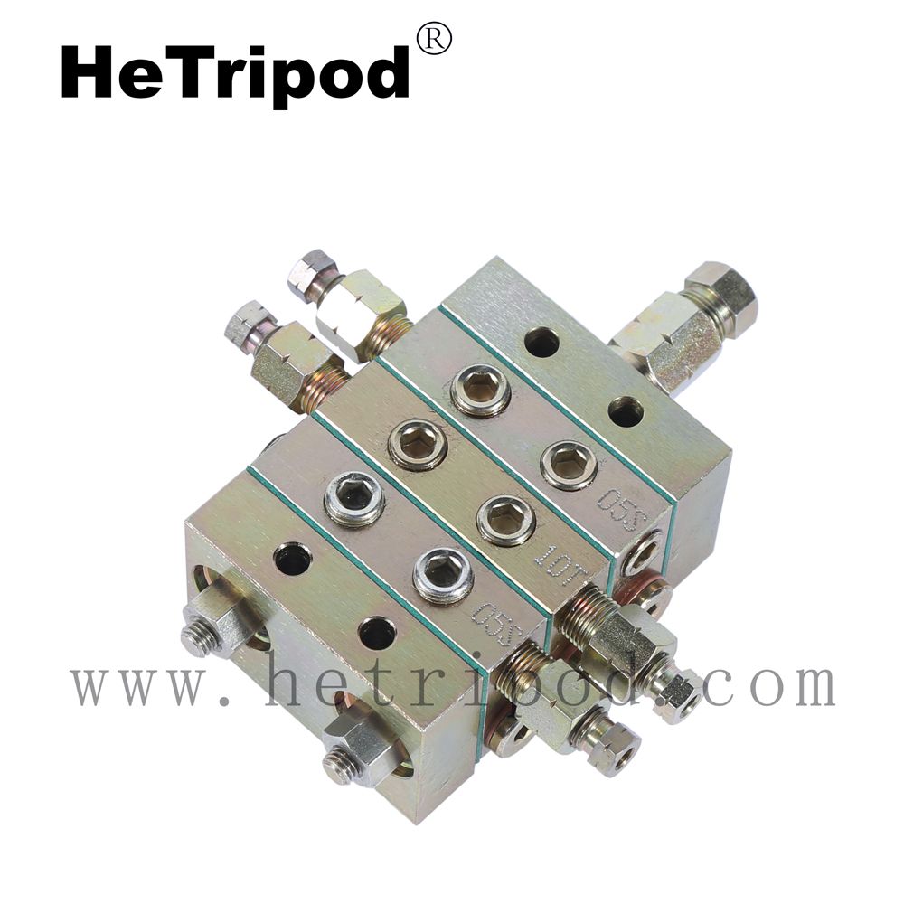 Chip progressive distributor central centralized lubricant grease distribution valve 1000 series exc