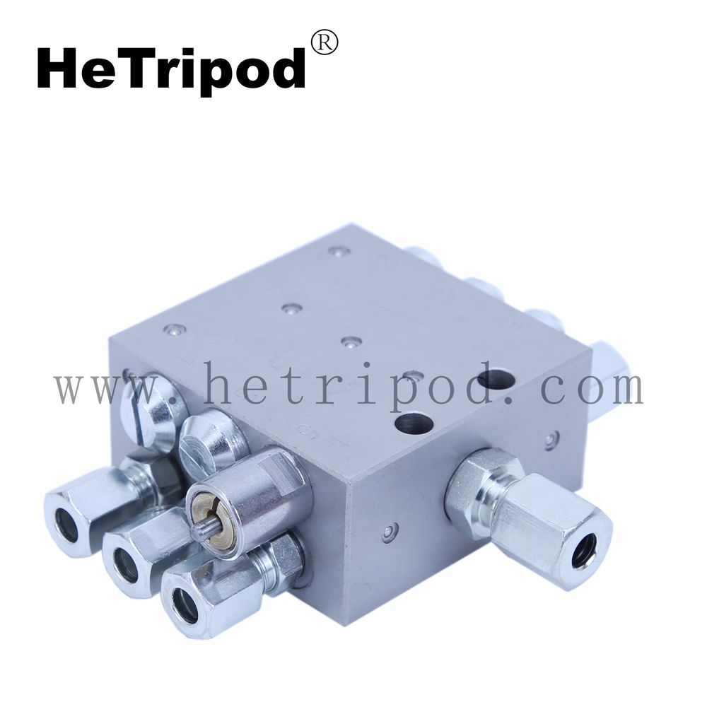 Centralized oil and grease progressive distribution valve Lincoln MVB Probe Type series