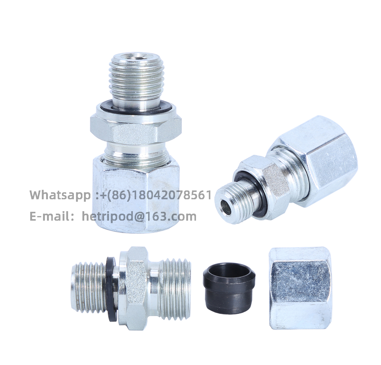 Carbon steel hydraulic transition joint ferrule type high pressure resistant corrosion resistance G1