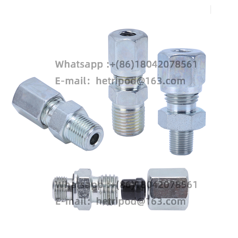 Carbon steel hydraulic transition joint ferrule type high pressure resistant corrosion resistance R1
